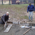 Stavba hřiště 2004